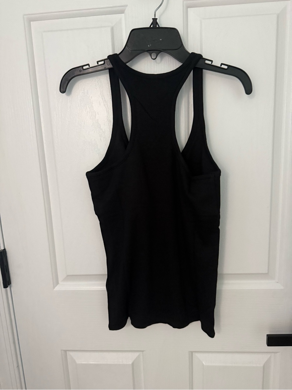J. Crew Black Ribbed Racerback Tank - Picture 2 of 4